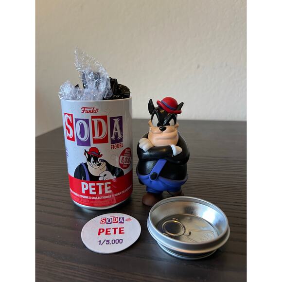 ONLY 5,000 PIECES LIMITED EDITION Pete Disney Funko Soda Animation Goofy Mickey - Picture 1 of 2